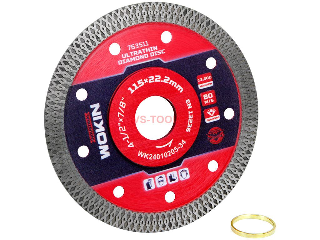 4-1/2inch Diamond Cut-Off Discs Masonry Tile Granite Marble